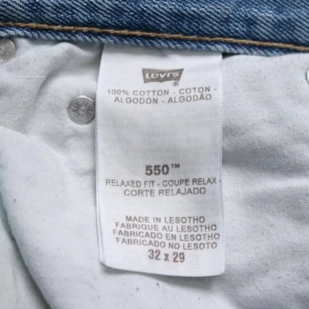 Levi’s Blue Relaxed Fit 550 Jeans
